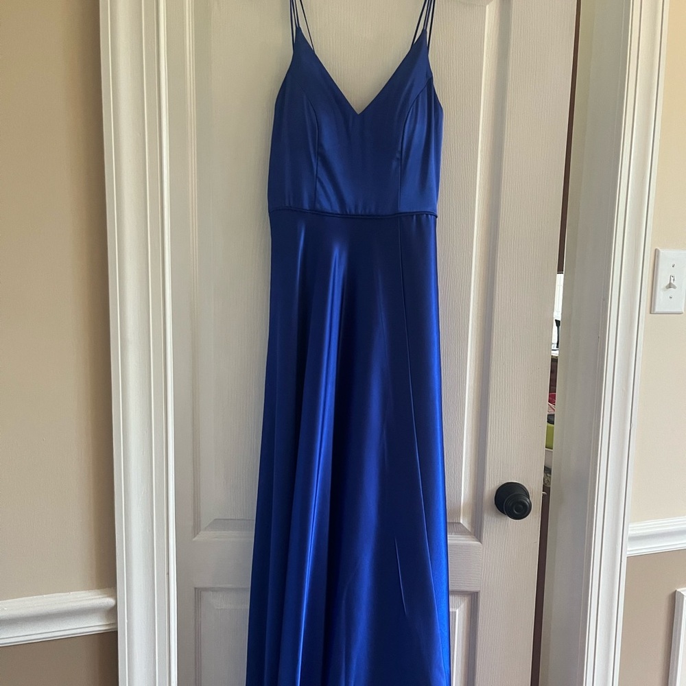 Sequin Hearts Women’s Blue Prom/Formal Dress